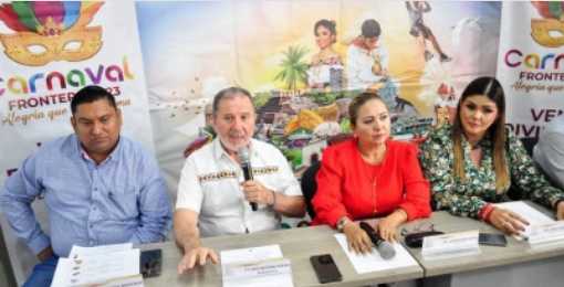 Presentan actividades del Carnaval Frontera 2023 se realizará del 23