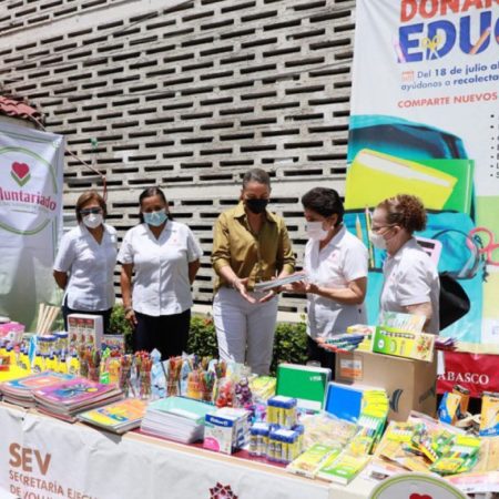 Avanza “Donar para educar” del DIF Tabasco