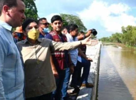 Supervisan malecón “Carlos A. Madrazo” para tomar previsiones