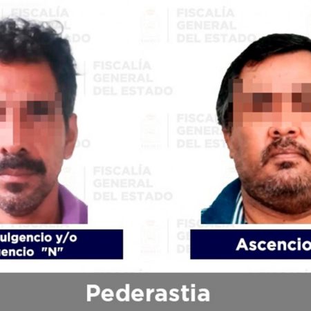 Detiene FGE a 3 sujetos por pederastia y violencia familiar