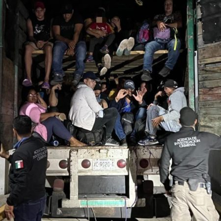 FGR rescata 149 migrantes y detiene a dos personas en Tabasco