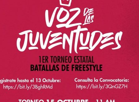 Invita Injudet a primer torneo Batallas de Freestyle “Voz de las Juventudes”