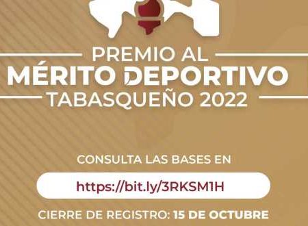 Lanza Injudet convocatorias al Premio Estatal del Deporte y al Mérito Deportivo Tabasqueño