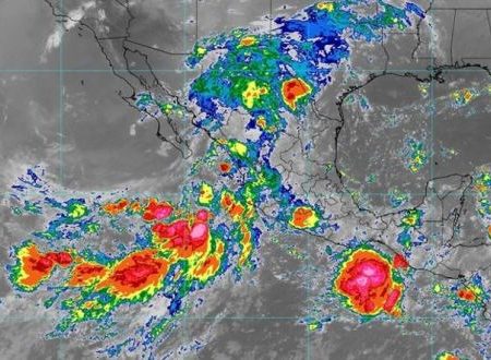 Se mantiene el pronóstico de lluvias intensas en Chiapas, Chihuahua, Durango, Guerrero, Oaxaca, Quintana Roo y Sinaloa
