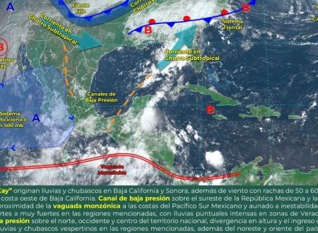 Se pronostican lluvias intensas alrededor del país