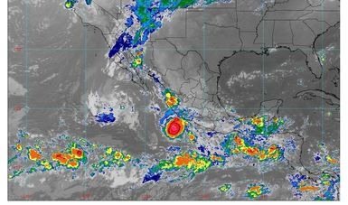 Se pronostican lluvias intensas en regiones de Chiapas, y muy fuertes en otros ocho estados de México