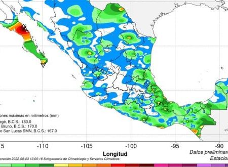 Se pronostican lluvias puntuales alrededor del país