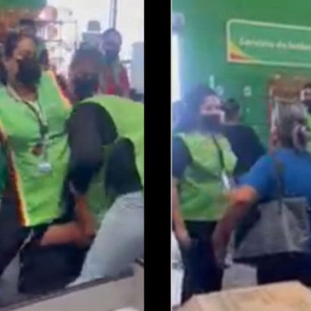 VIDEO: Empleada y cliente pelean en centro comercial