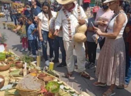 Impresiona altar Yokotän Mazateupa- Nacajuca en Ciudad de México