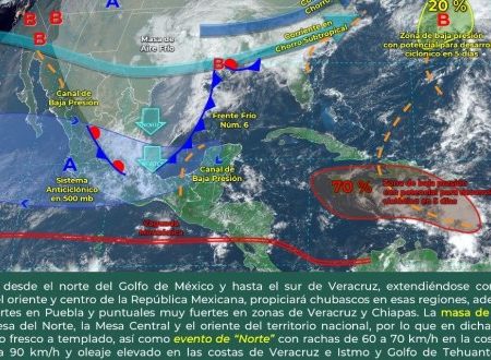 Se pronostican lluvias muy fuertes alrededor del país