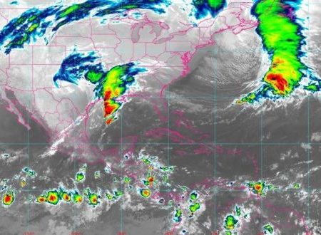 El Frente Frío No. 11 y un canal de baja presión ocasionarán lluvias de fuertes a muy fuertes en el oriente y sureste de México