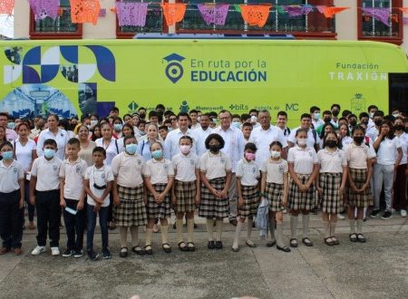 Recibe Jalapa a unidad móvil del IEAT de Fundación Traxión