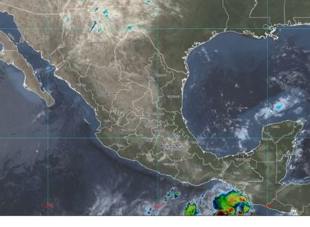 Se pronostican lluvias muy fuertes en regiones de Chiapas y Veracruz, y fuertes en Baja California y Oaxaca