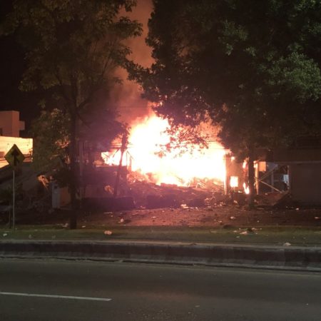 Se registra explosión en bodega de Café La Cabaña