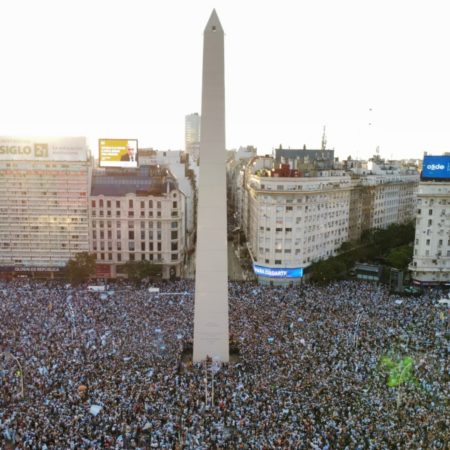 Argentina de fiesta, esta en la final del mundial