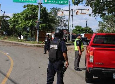 Refuerza SSPC operativos en franja fronteriza con Tabasco y Chiapas