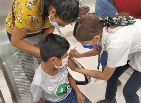 Reinicia este lunes aplicación de vacuna anticovid a niños de 5 a 11 años de edad en el CCSA “Maximiliano Dorantes”