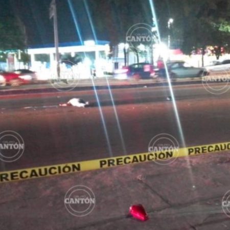 Camioneta embiste a motorista y lo mata en Ruiz Cortines