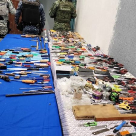 Confiscan más de mil objetos “ilegales” en Ceresos de Hidalgo