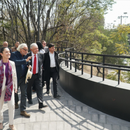 Presume Claudia a AMLO proyecto Chapultepec