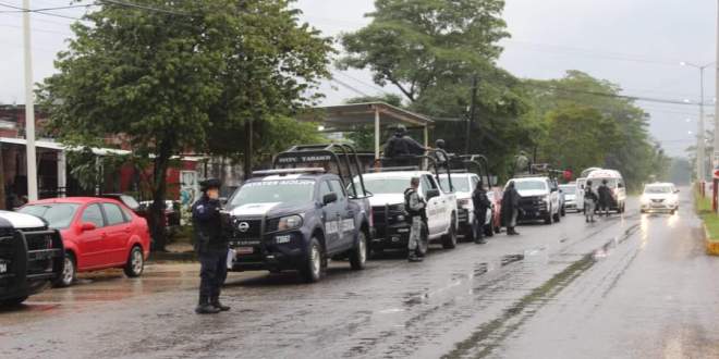 Refuerzan Sspc Y Guardia Nacional Vigilancia En Macuspana En Tabasco