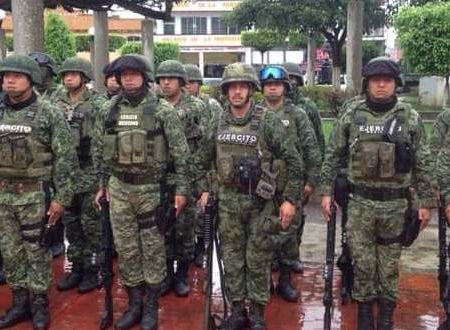 Arriban 300 elementos del Ejército Mexicano y de la Guardia Nacional