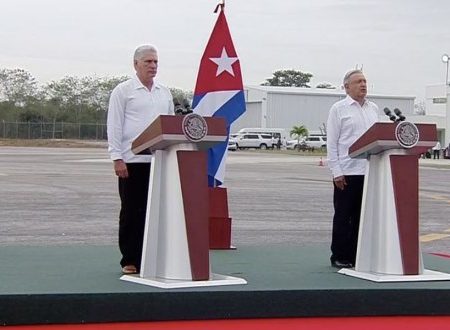 Presidente de Cuba llega a México para recibir Orden del Águila Azteca