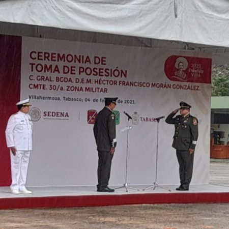 Toma protesta nuevo comandante de la 30 zona militar de Tabasco