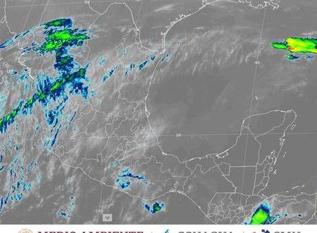 Se prevé para hoy, miércoles, lluvias fuertes en Chiapas, Coahuila y Oaxaca