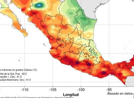 Se pronostica ambiente extremadamente caluroso alrededor del país