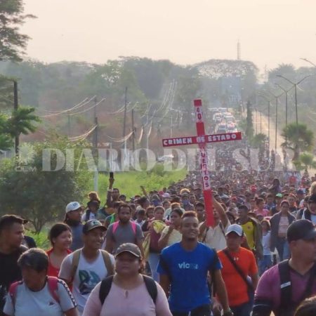 Viacrucis migrante 2023 Tapachula, caravana de migrantes, Instituto Nacional de Migración Tapachula – El Heraldo de Tabasco