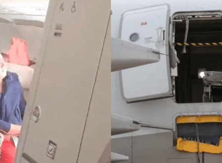 Se confiesa hombre que abrió puerta de avión en pleno vuelo