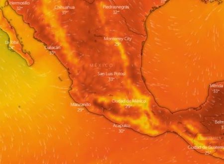 Hoy iniciará la tercera onda de calor, generará ambiente de cálido a caluroso en gran parte de México