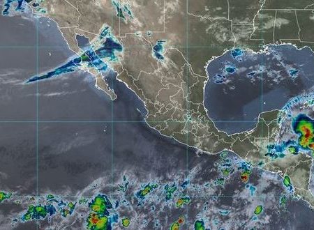 Se pronostican, para este martes, lluvias muy fuertes en Campeche, Chiapas, Quintana Roo, Tabasco y Yucatán